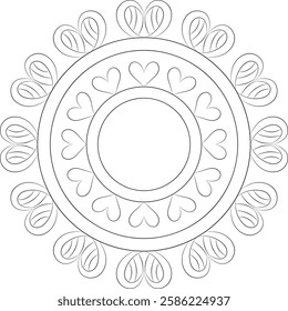 Its a Beautiful Mandala Design.