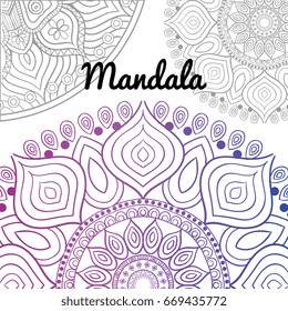 Beautiful mandala design