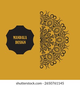 Hermoso diseño de mandala para el fondo 