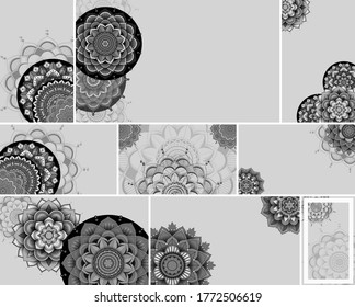 Beautiful mandala design background illustration