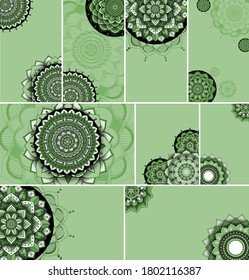 Beautiful mandala design background illustration