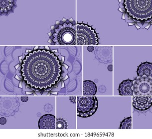 Beautiful mandala design background illustration