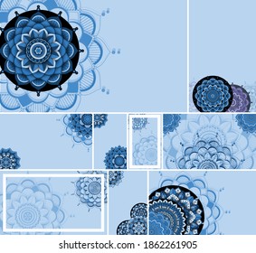 Beautiful mandala design background illustration