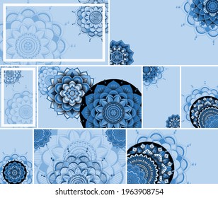 Beautiful mandala design background illustration