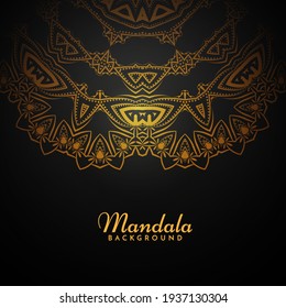 Beautiful mandala design decorative luxury background vector