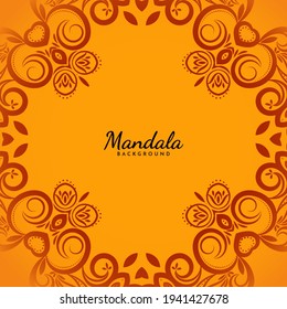 Beautiful mandala design decorative luxury background vector