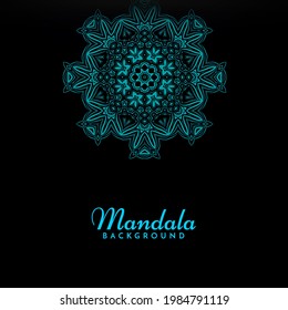 Beautiful mandala design decorative luxury background vector