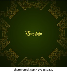 Beautiful mandala design modern  decorative luxury background vector