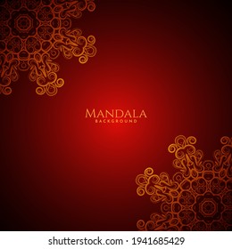 Beautiful mandala design modern  decorative luxury background vector