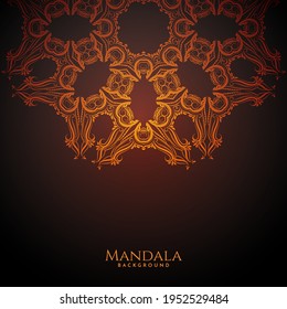 Beautiful mandala design modern  decorative luxury background vector