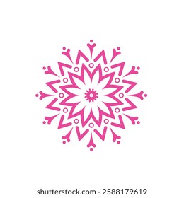 A beautiful mandala design, tile patterns, greeting cards, Coloring Pages for Adults, Mandala Coloring Page and white background 