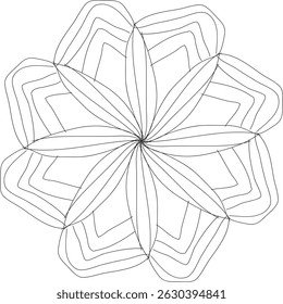 beautiful mandala design in vector eps 10 