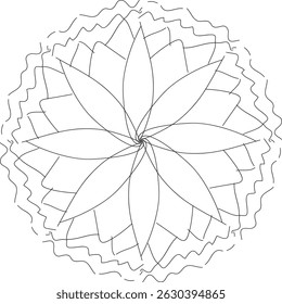 beautiful mandala design in vector eps 10 