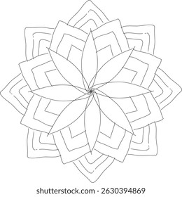beautiful mandala design in vector eps 10 