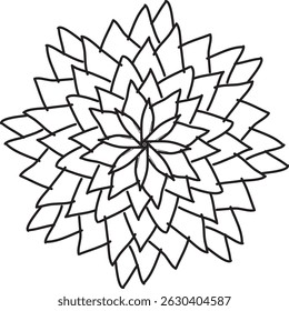 beautiful mandala design in vector eps 10 
