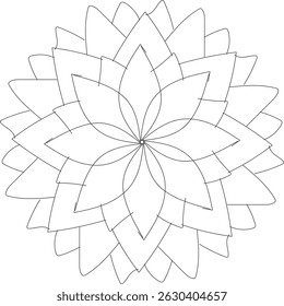 beautiful mandala design in vector eps 10 