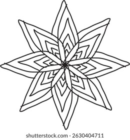 beautiful mandala design in vector eps 10 