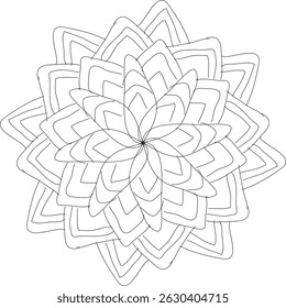 beautiful mandala design in vector eps 10 
