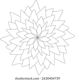 beautiful mandala design in vector eps 10 