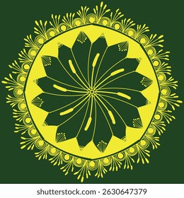 beautiful mandala design in vector eps 10