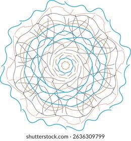beautiful mandala design vector in eps file