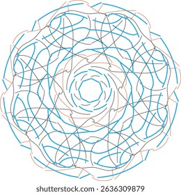 beautiful mandala design vector in eps file