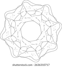 beautiful mandala design vector in eps file