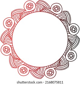 Beautiful mandala design vector image 