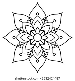Hermosos Diseños de Mandala: Patrones intrincados y obras de arte creativas para todos los proyectos