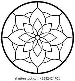 Hermosos Diseños de Mandala: Patrones intrincados y obras de arte creativas para todos los proyectos