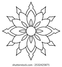 Hermosos Diseños de Mandala: Patrones intrincados y obras de arte creativas para todos los proyectos