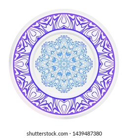 Beautiful Mandala. Floral Round Ornament. Vector Illustration. For Modern Interiors Design, Wallpaper, Textile Industry.