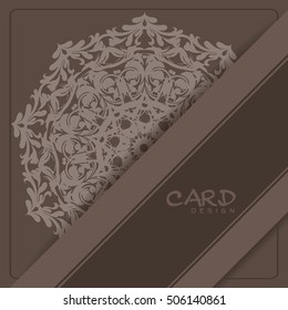 Beautiful mandala ornament background design