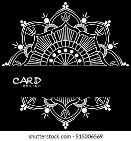 Beautiful mandala ornament background design