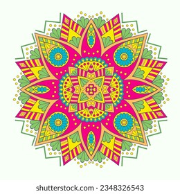 Beautiful mandala ornament design with geometric circle element made in vector
Realistic Luxury mandala background beautiful mandala design illustration