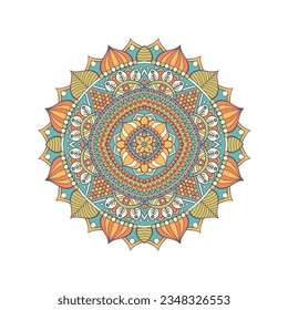 Beautiful mandala ornament design with geometric circle element made in vector
Realistic Luxury mandala background beautiful mandala design illustration