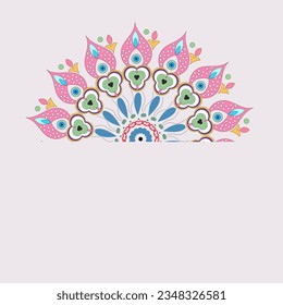 Beautiful mandala ornament design with geometric circle element made in vector
Realistic Luxury mandala background beautiful mandala design illustration