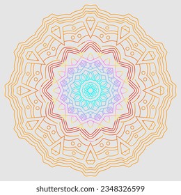 Beautiful mandala ornament design with geometric circle element made in vector
Realistic Luxury mandala background beautiful mandala design illustration