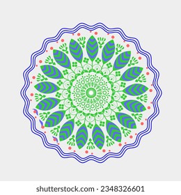 Beautiful mandala ornament design with geometric circle element made in vector
Realistic Luxury mandala background beautiful mandala design illustration