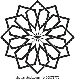 Beautiful mandala pattern. Creative ornament. Repeating art for background.Modern Home Decorative. pattern for background, wallpaper, textile printing, packaging, wrapper, etc. - Vector