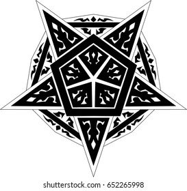 Beautiful mandala pattern. Creative ornament. Repeating art for background. Can be used as a coloring book for children and adults to enjoy their hobby. Also can be used as a tattoo design.