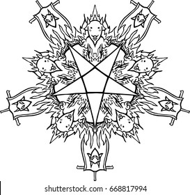 Beautiful mandala pattern. Creative ornament. Repeating art for background. Can be used as a coloring book for children and adults to enjoy their hobby. Also can be used as a tattoo design.