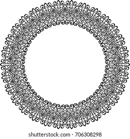 Beautiful mandala pattern. Creative ornament. Repeating art for background. Can be used as a coloring book for children and adults to enjoy their hobby. Also can be used as a tattoo design.
