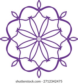 Schönes Mandala-Muster perfekt für Tattoos, Wandkunst und Markendesigns