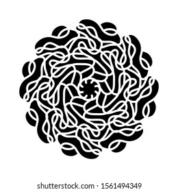 Beautiful mandala pattern. Will serve as a good decoration.