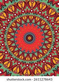 Beautiful Mandala Patterns with Vibrant Colors
