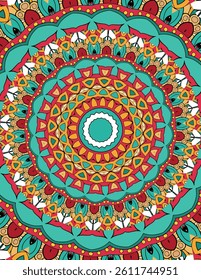 Beautiful Mandala Patterns with Vibrant Colors
