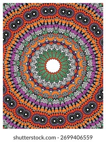 Beautiful Mandala Patterns with Vibrant Colors
