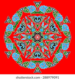 Beautiful mandala/ Round ornamental pattern.
