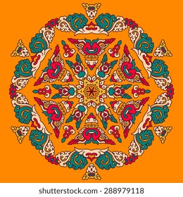 Beautiful mandala/ Round ornamental pattern.